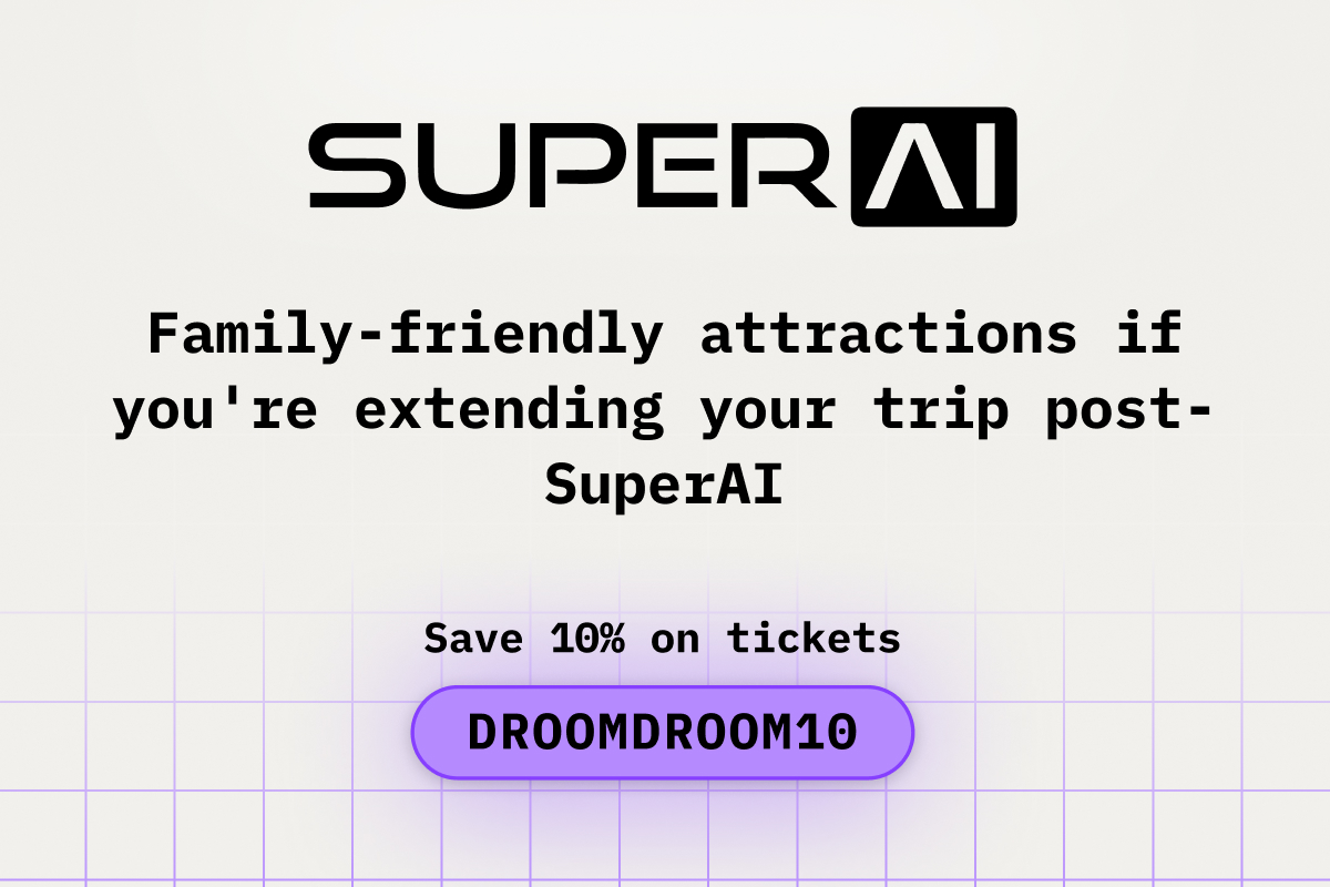 Family-friendly attractions if you're extending your trip post-SuperAI