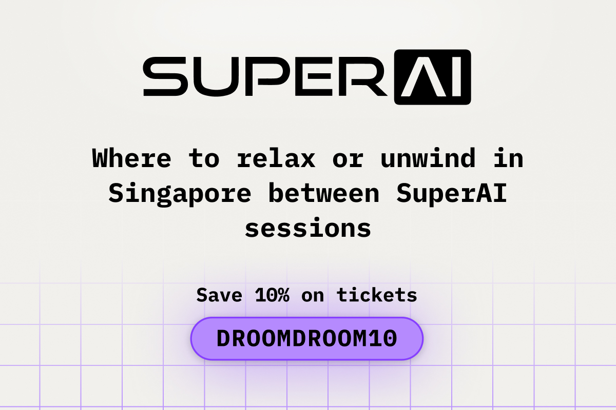 Where to relax or unwind in Singapore between SuperAI sessions