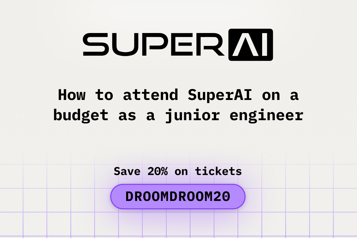 How to Attend SuperAI on a Budget as a Junior Engineer