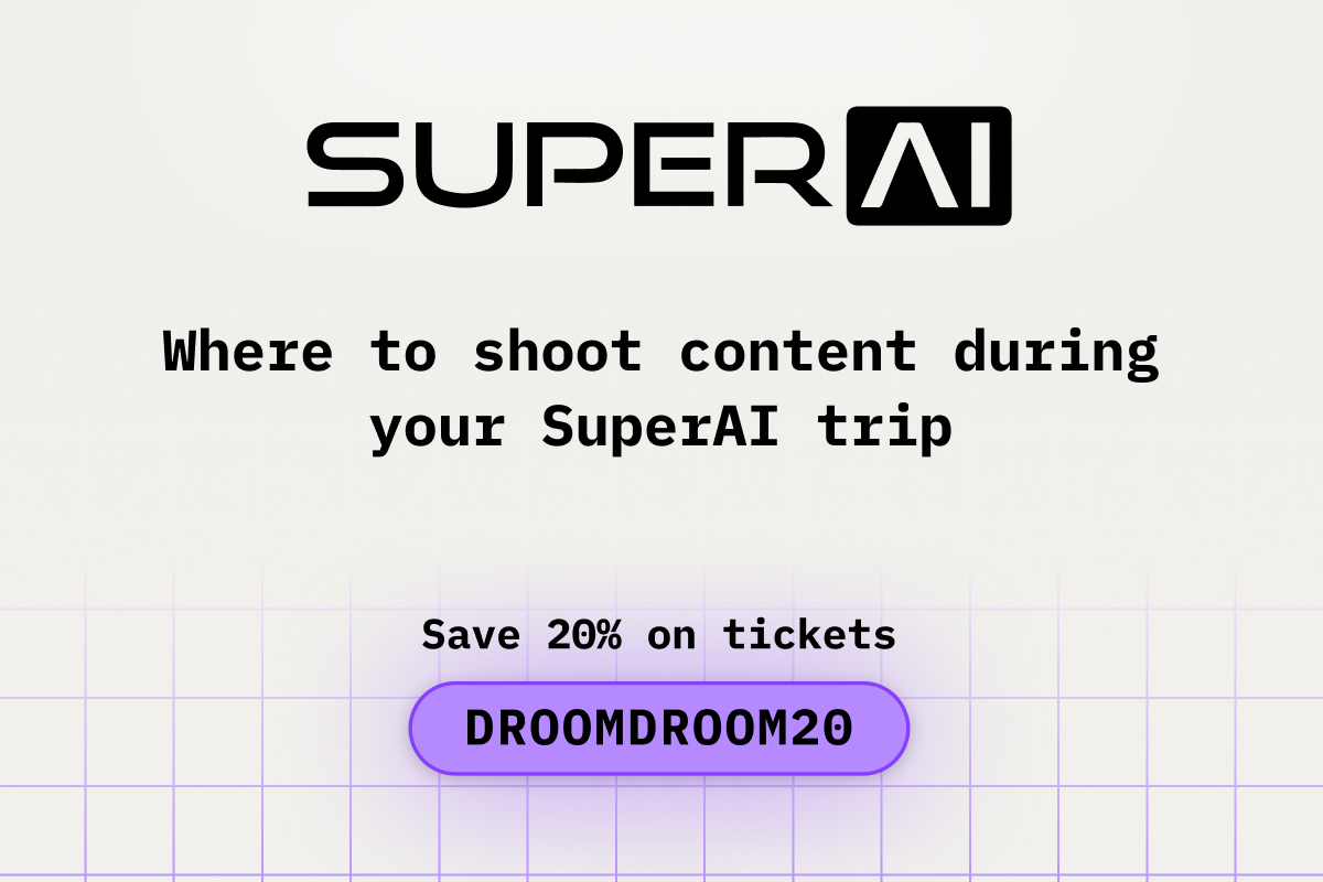 Where to Shoot Content During Your SuperAI Trip