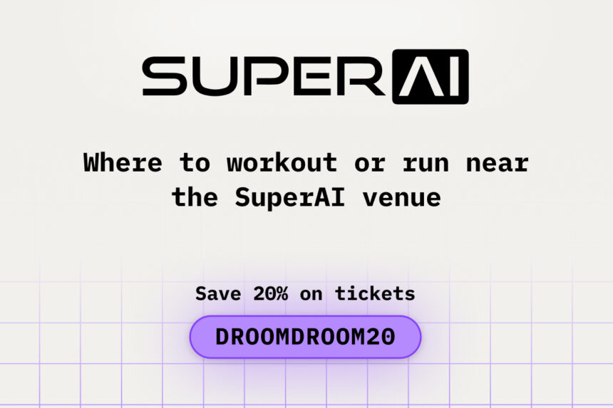 Where to workout or run near the SuperAI venue