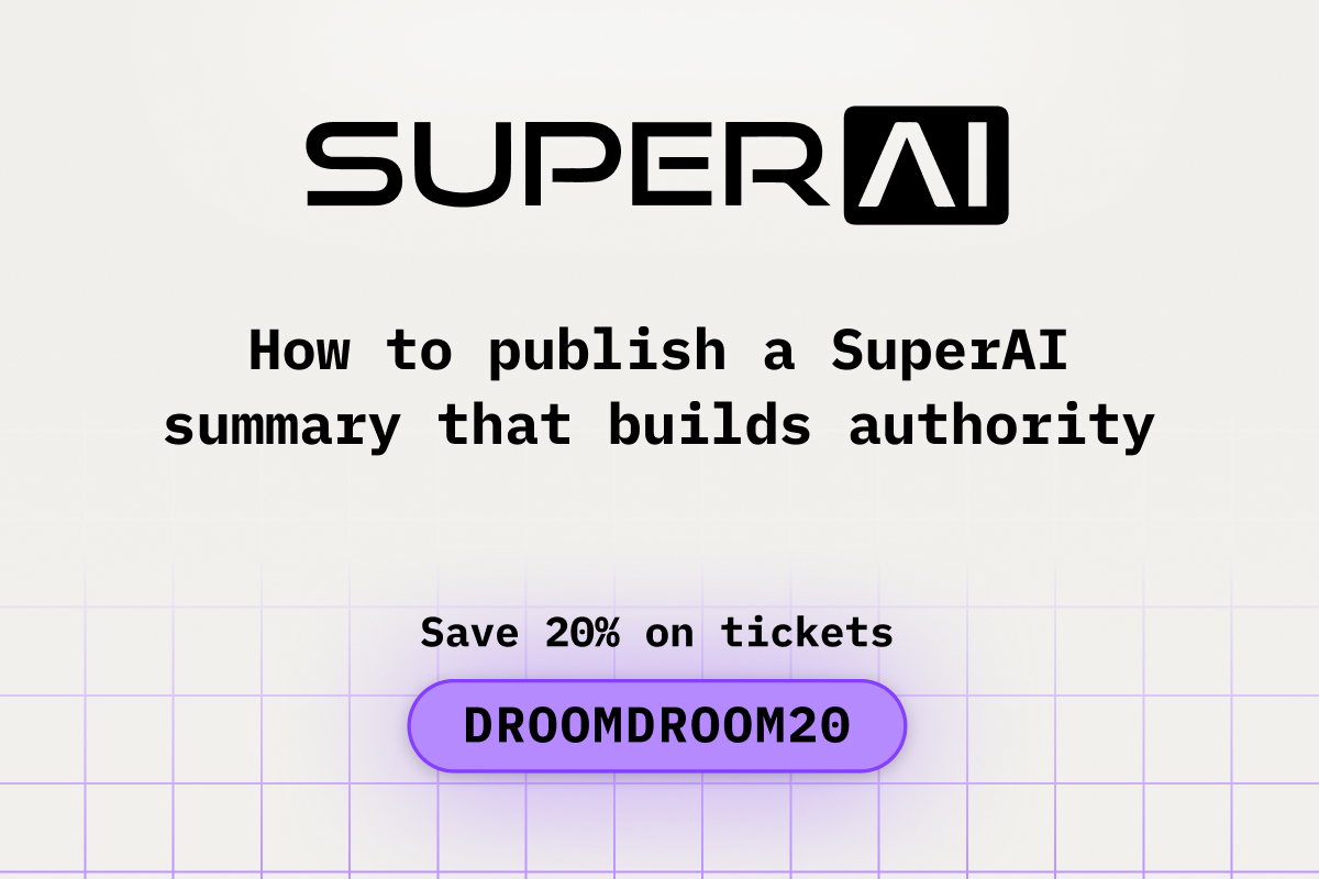 How to publish a SuperAI summary that builds authority