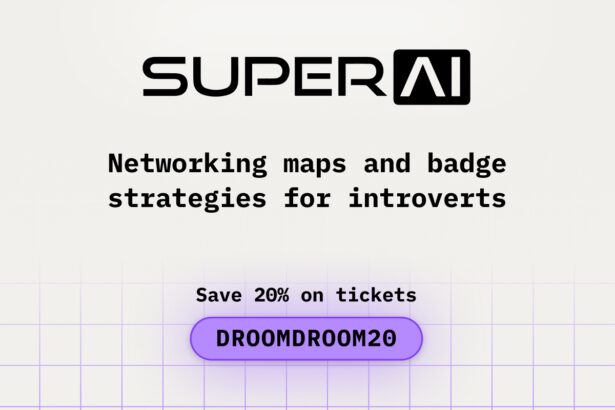 Networking Maps and Badge strategies for introverts while attending SuperAI