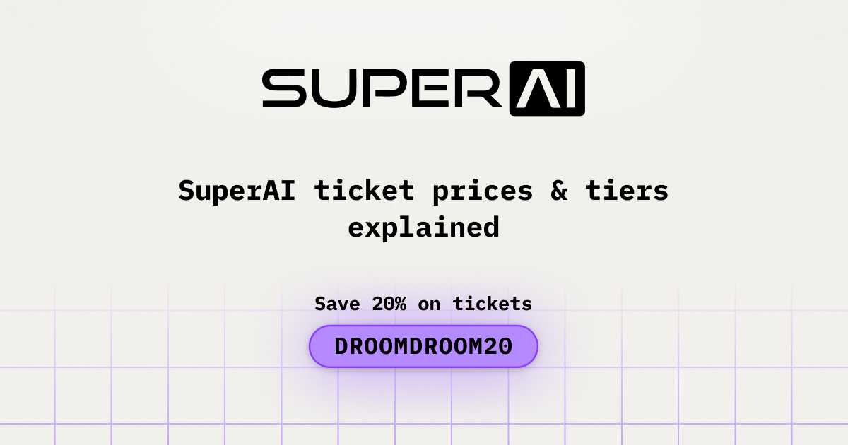 SuperAI Ticket Prices & Tiers Explained